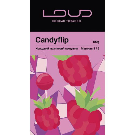 Loud Candyflip (Малиновый Леденец) 100 грамм